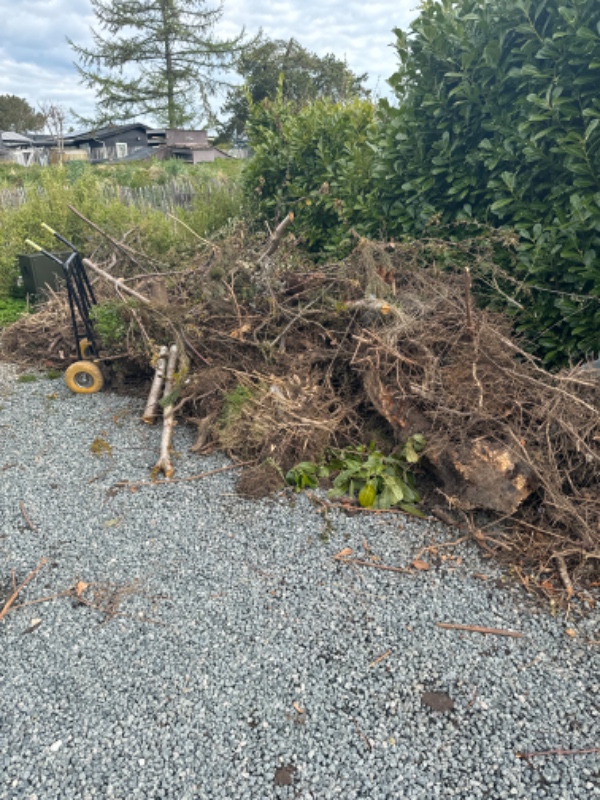 Haveaffald og bordkørsel