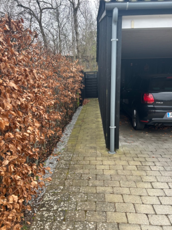 Trampolin opsætning i have