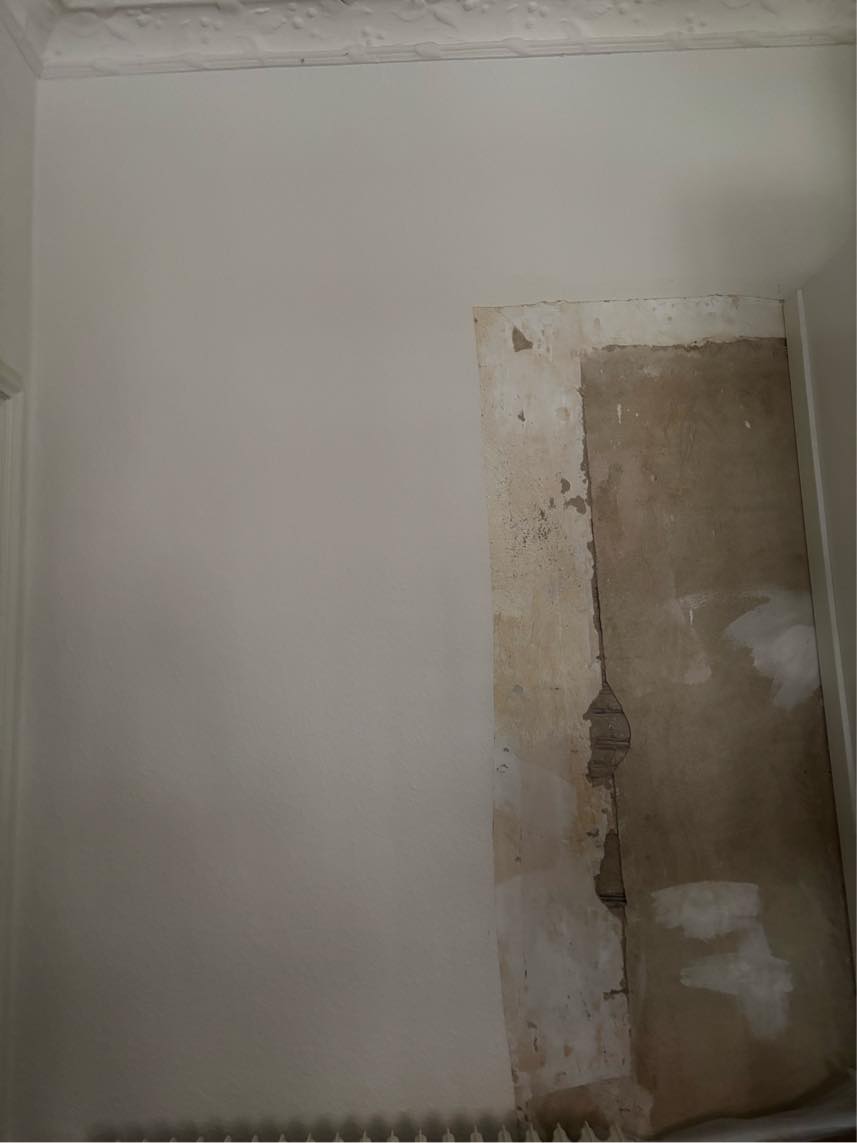 Tapesere og male en væg på 130x200cm. Jeg har tapet, tapetklæber og maling