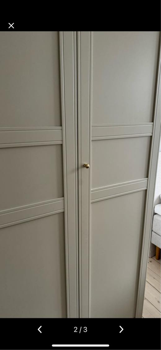 Hente og samle IKEA skab 23/11 