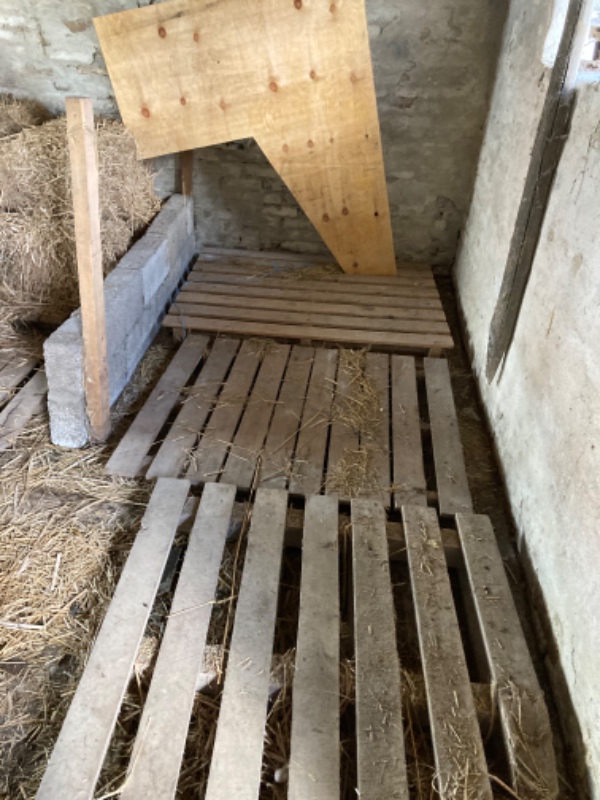 Hjælp til at tømme og køre ting fra en lade væk