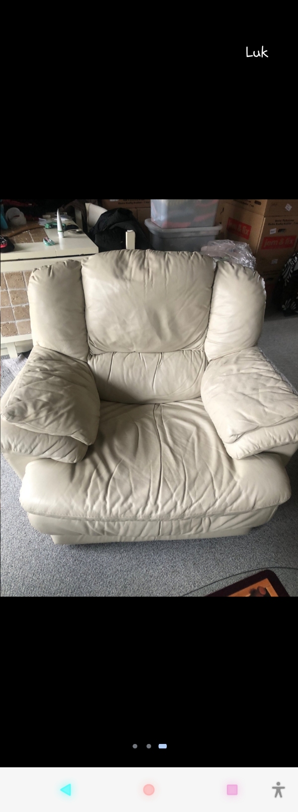 Hente to 2-personers sofaer og lænestol