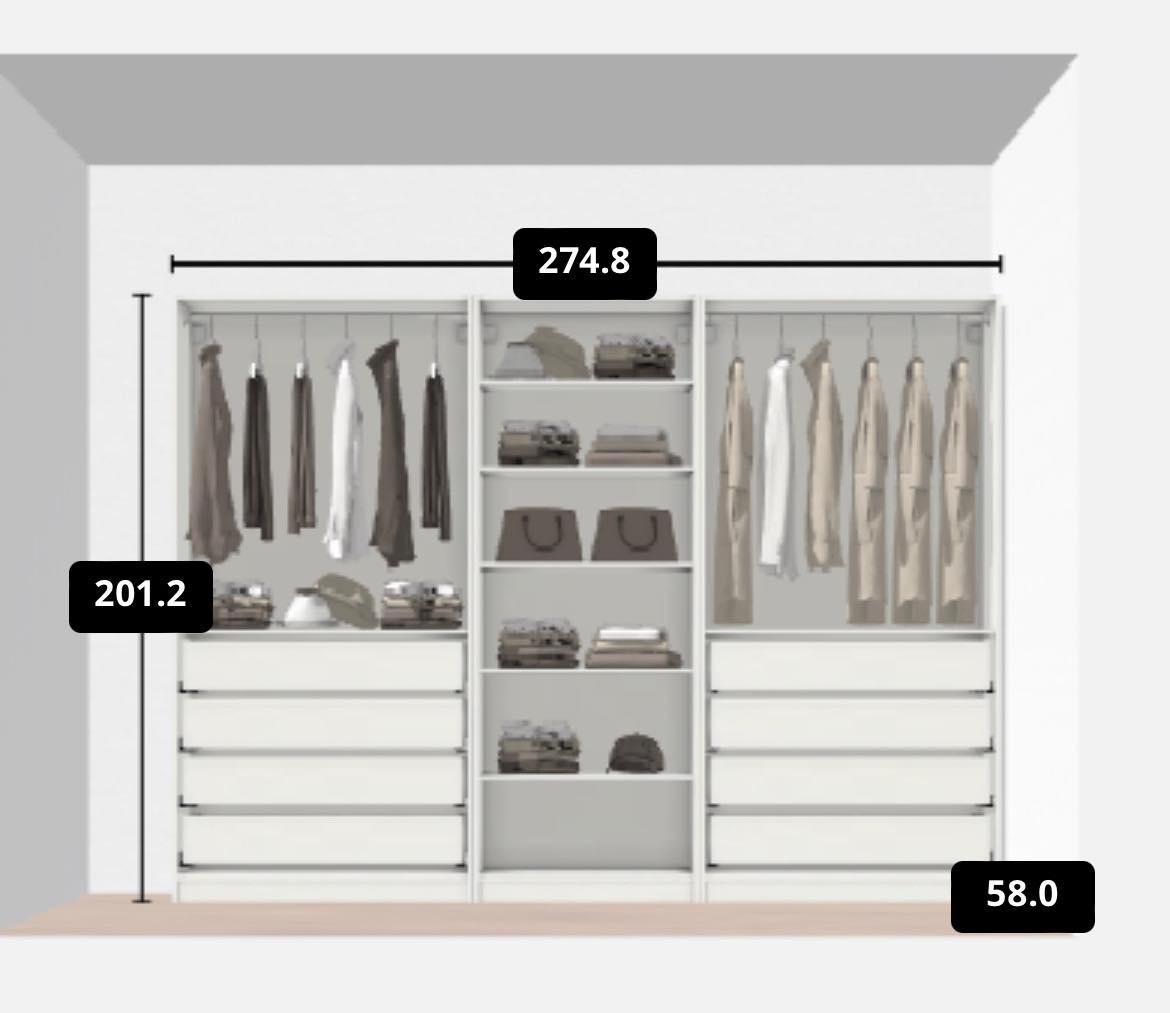 Samme IKEA PAX skab