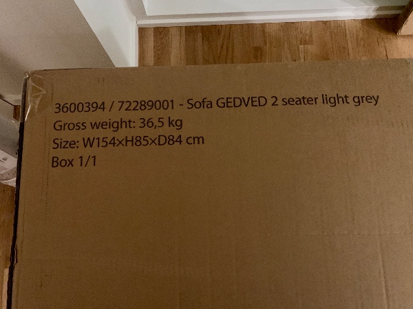 Samling af sofa og sofabord