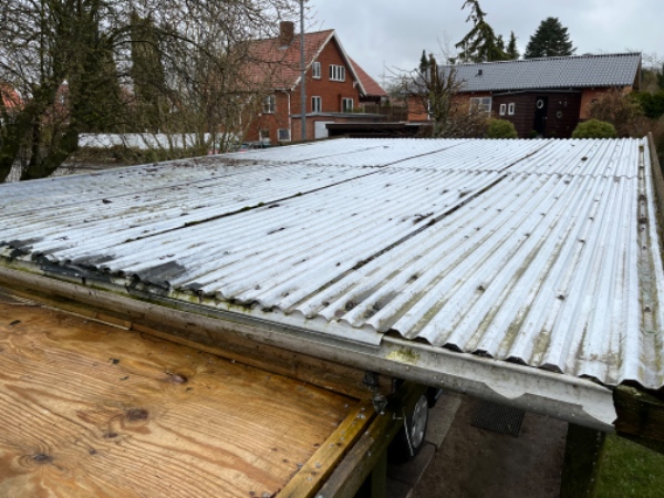 Nyt tag på skur - Roskilde