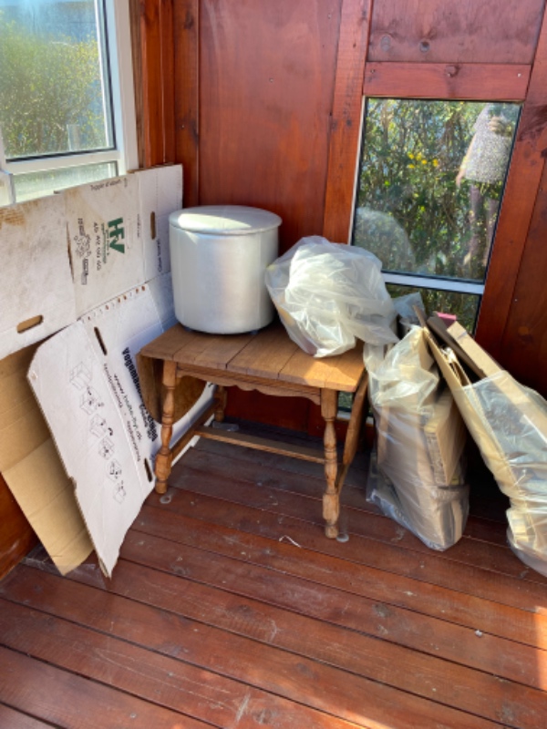 Affald på genbrugsplads