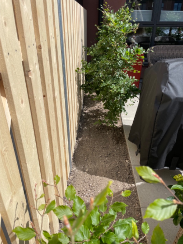 Udvidelse af terrasse med fliser