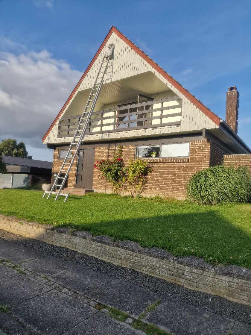 Malet gavle på hus
