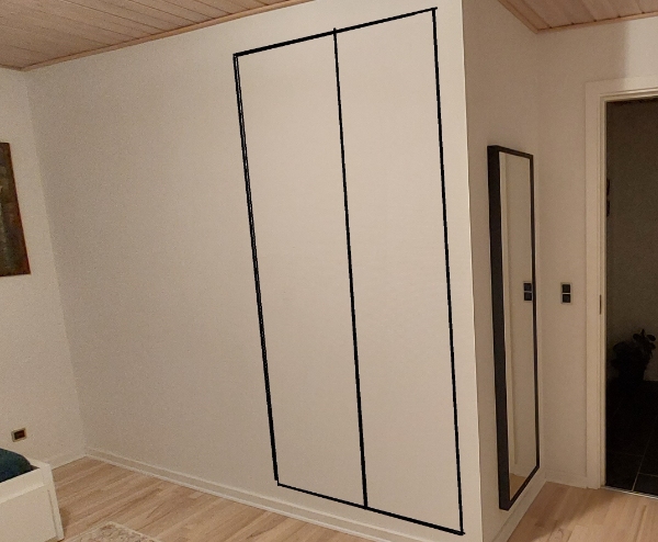 Etablering af indbygget skab