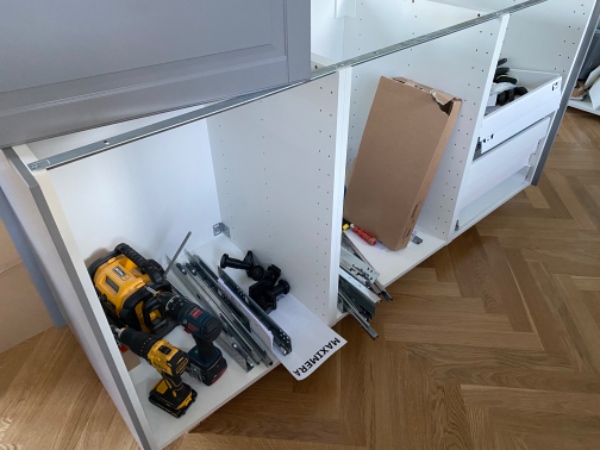 Færdiggøre Ikea køkken