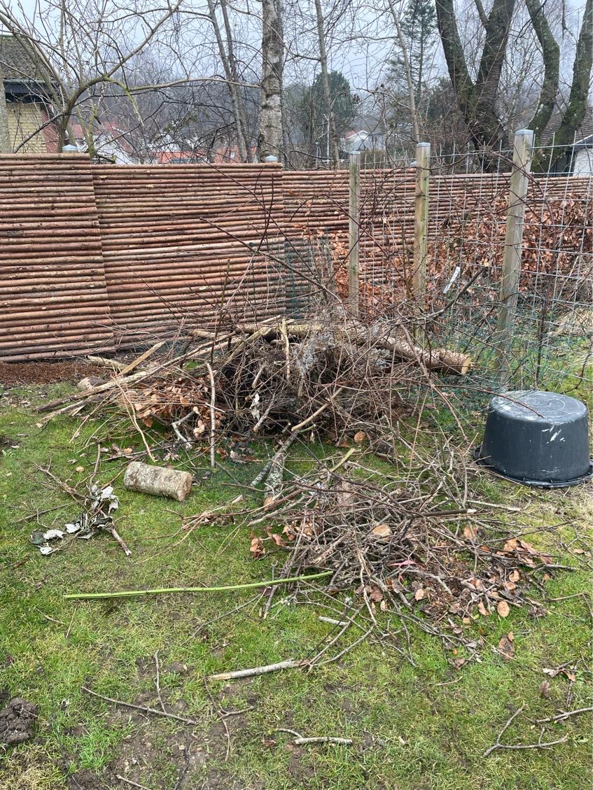 Bortkørsel af haveaffald