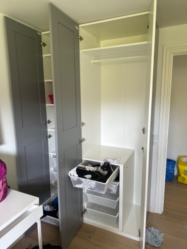 Ikea-skabe nedtagning