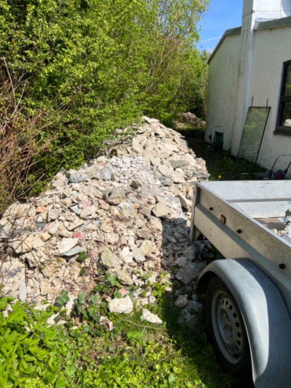 Fejre 60m2 opbrækket beton