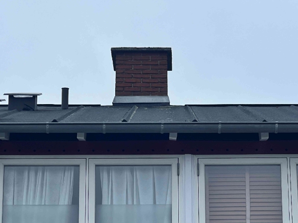 blænding/tildækning af skorsten