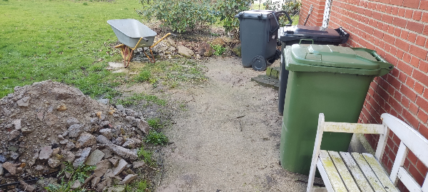 Anlægning af herregårdsterrasse