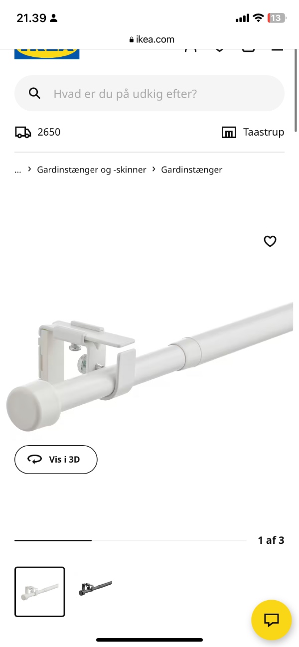 Montere gardinerstang i væggene