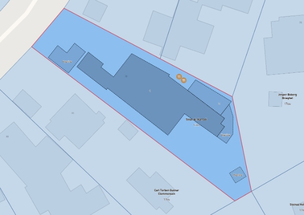 Opsætning af lamelhegn 20 meter