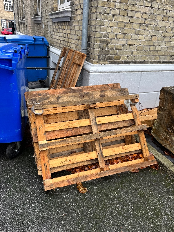 Fjernet tungt affald