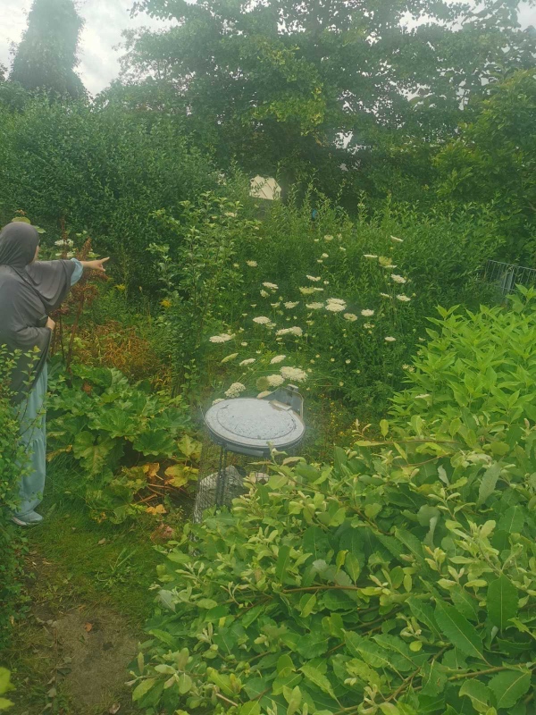 Meget havearbejde med forskellige opgaver