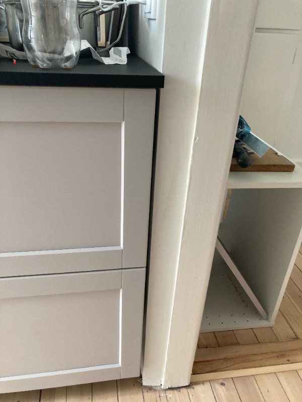 Færdig montering af Ikea køkken