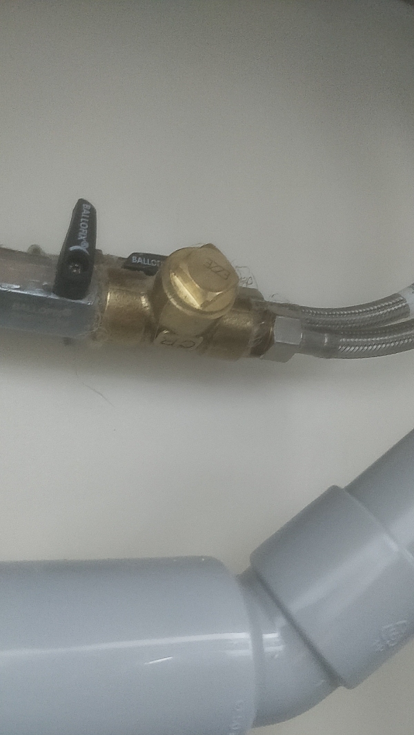 Tilslutning af opvaskemaskine