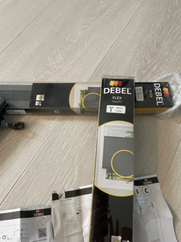 Taget 3 persienner ned og sat 3 flex plissegardiner op