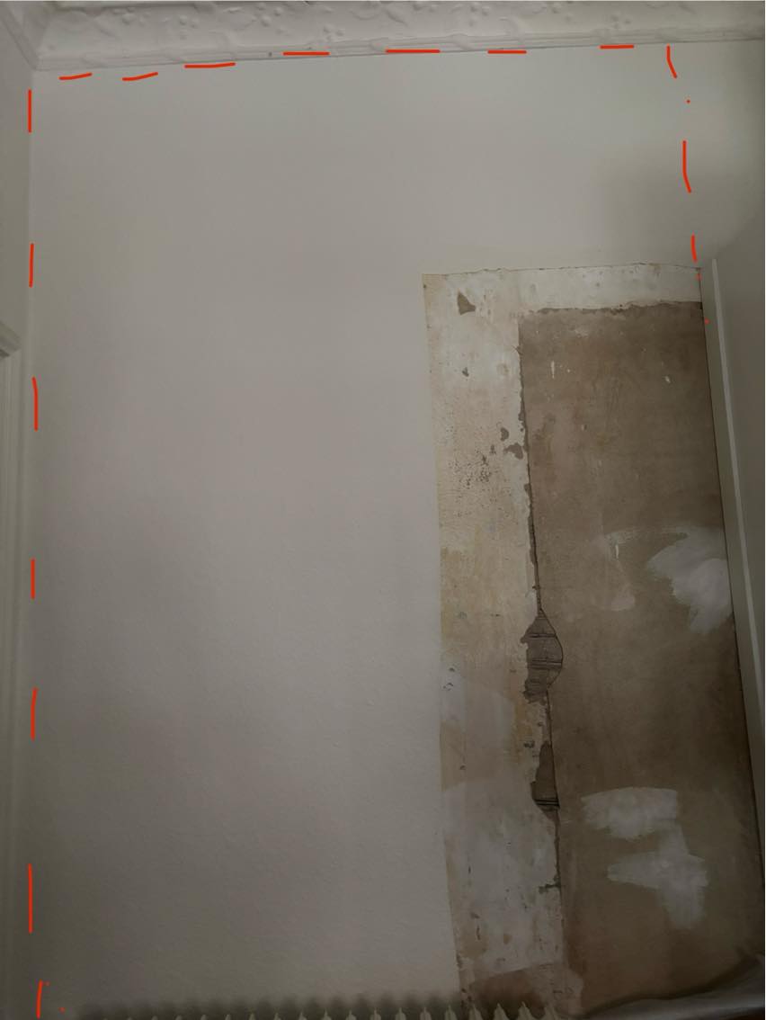 Tapesere og male en væg på 130x200cm. Jeg har tapet, tapetklæber og maling