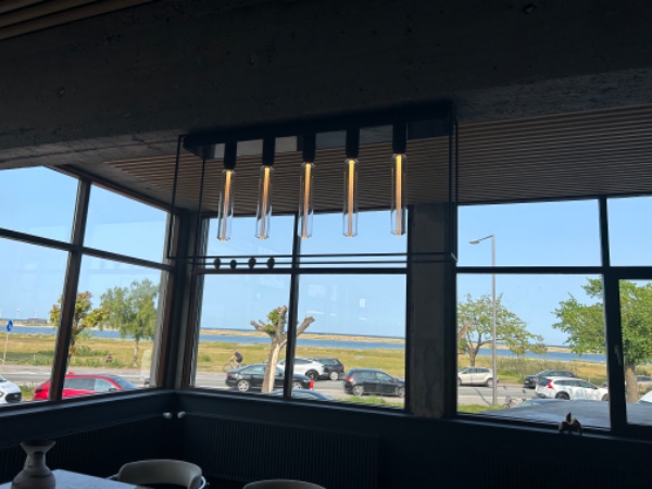 Installere et nye lampe (fra loftet)