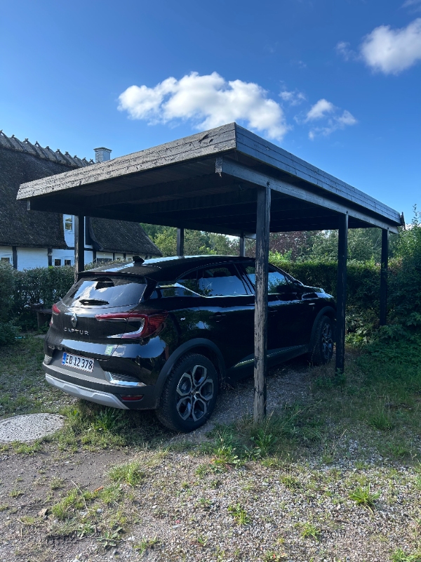 Adskil og fjern alle dele af træbilhuset