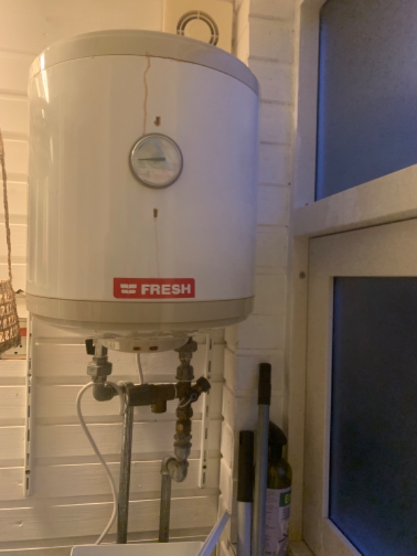 Udskiftning af vandvarmer i kolonihave