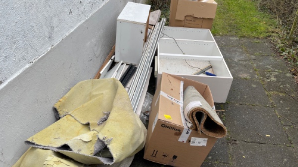 Fjerne blandet affald