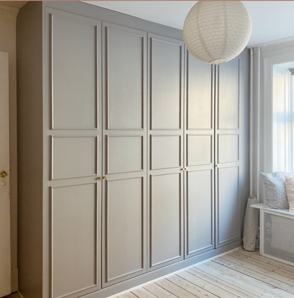 Indbygning af IKEA-garderobeskabe