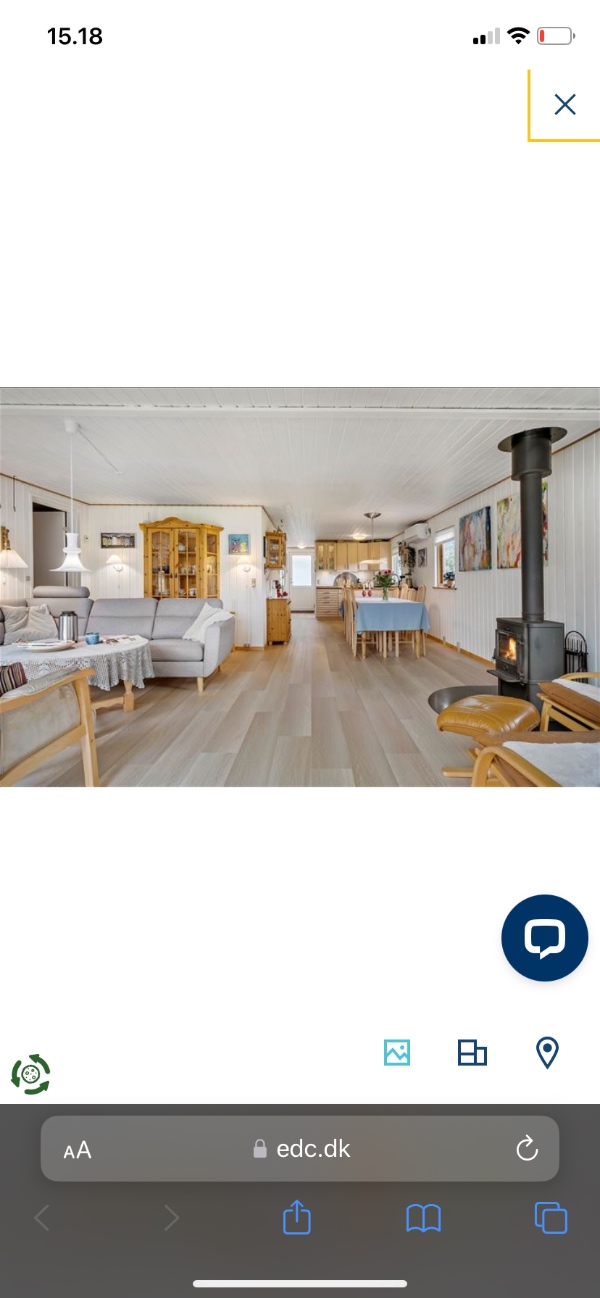 Male vægge i sommerhus indvendig