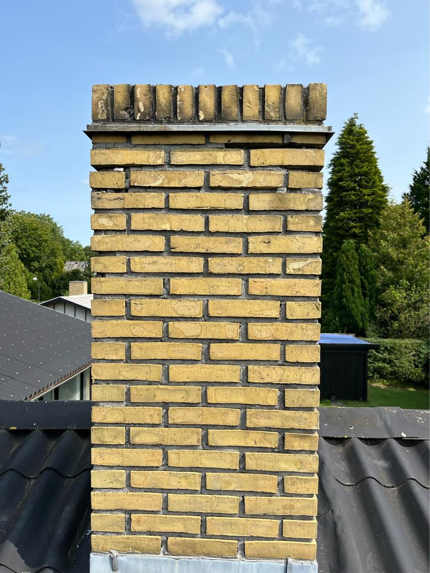 Reperation af skorstensfuger