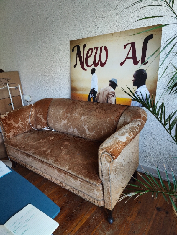 Flytte en lille sofa