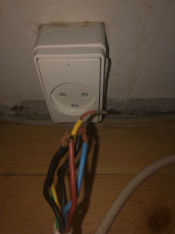 Installation af komfur