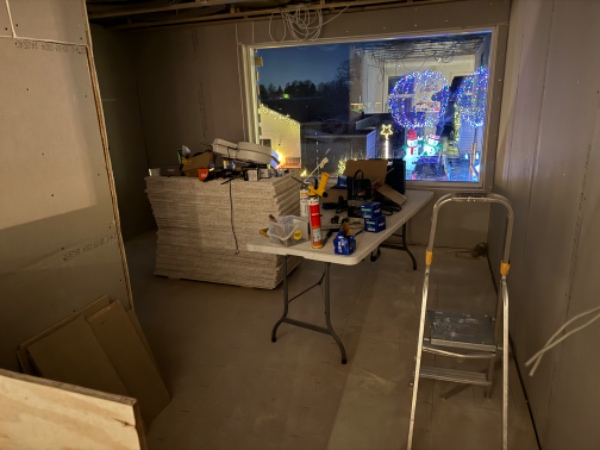 Opsætning af 30m2 troldtek loft