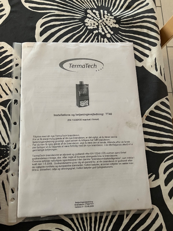 Udskifte glas i brændeovn