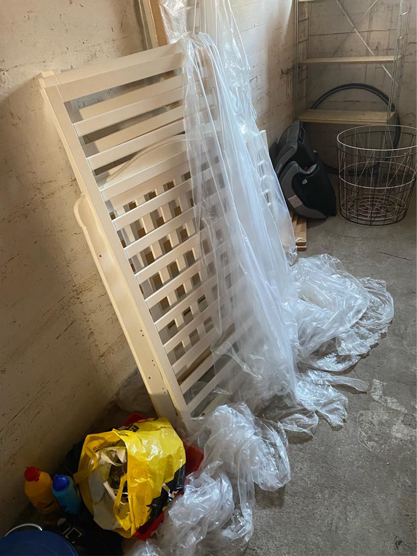 Tømme lille lejlighed med få ting