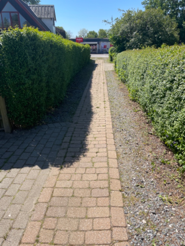 Fjern ukrudt i indkørsel