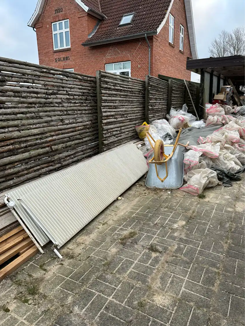 Oprydning af byggeaffald