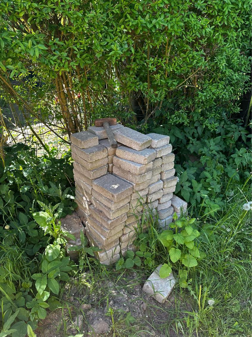 Brolægning - fliser til kolonihave 570x300