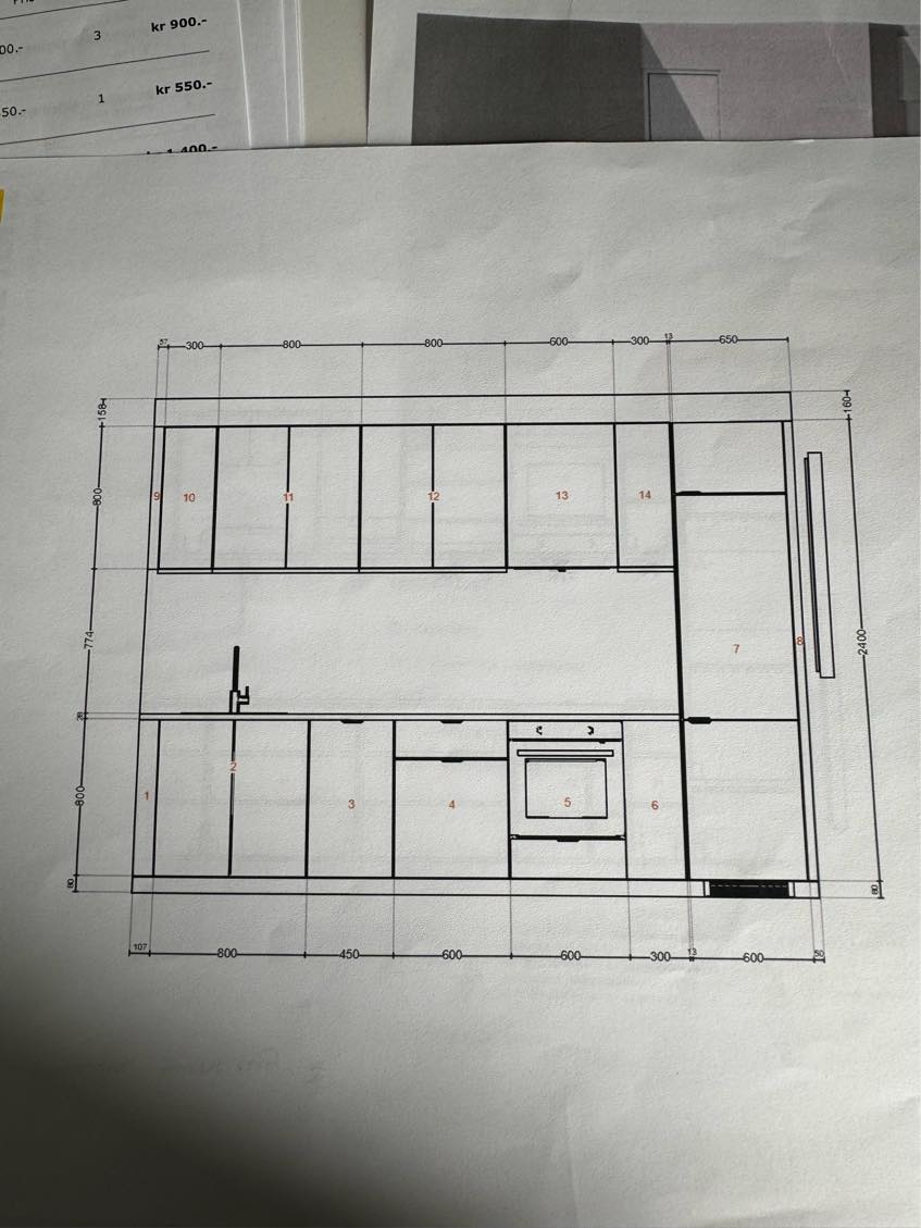 Opsætning af køkken