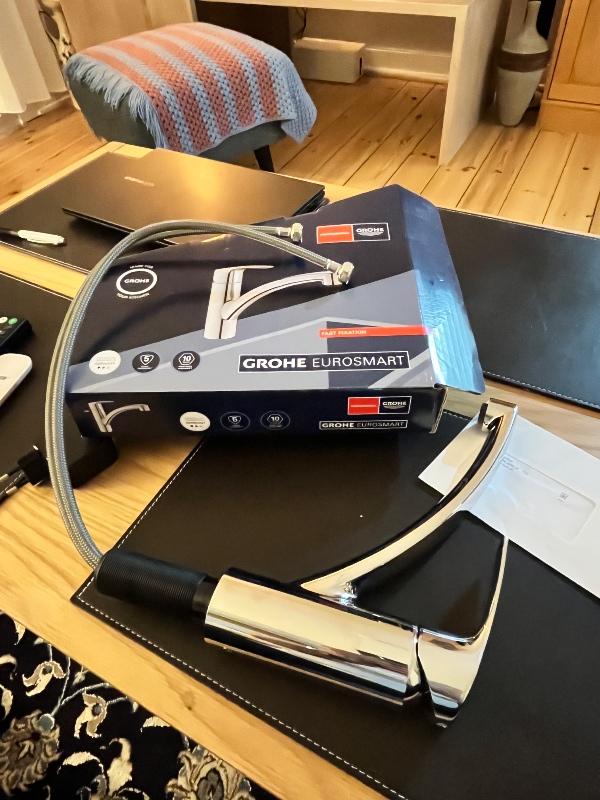 Udskiftning af køkken amatur + ballofix