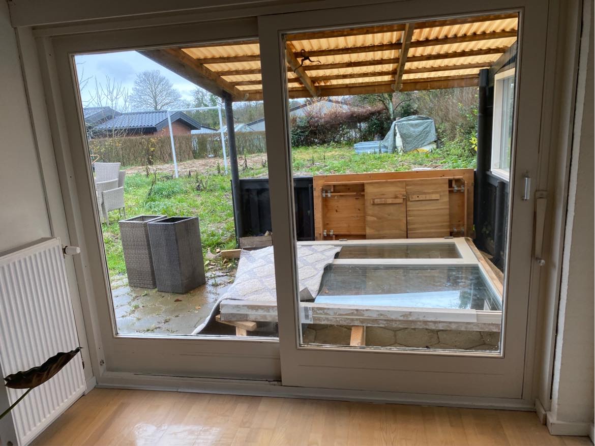 Udskiftning af terresedør