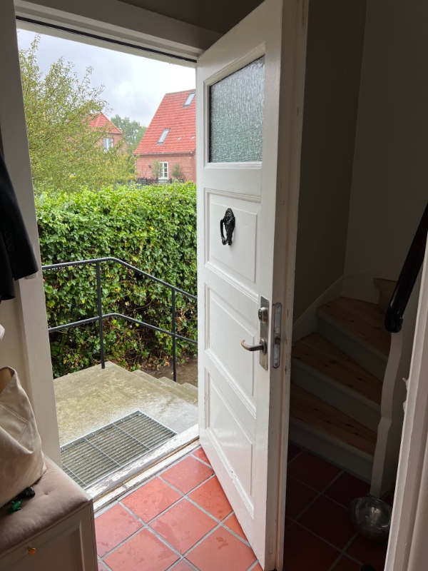 udskiftning af hoveddør