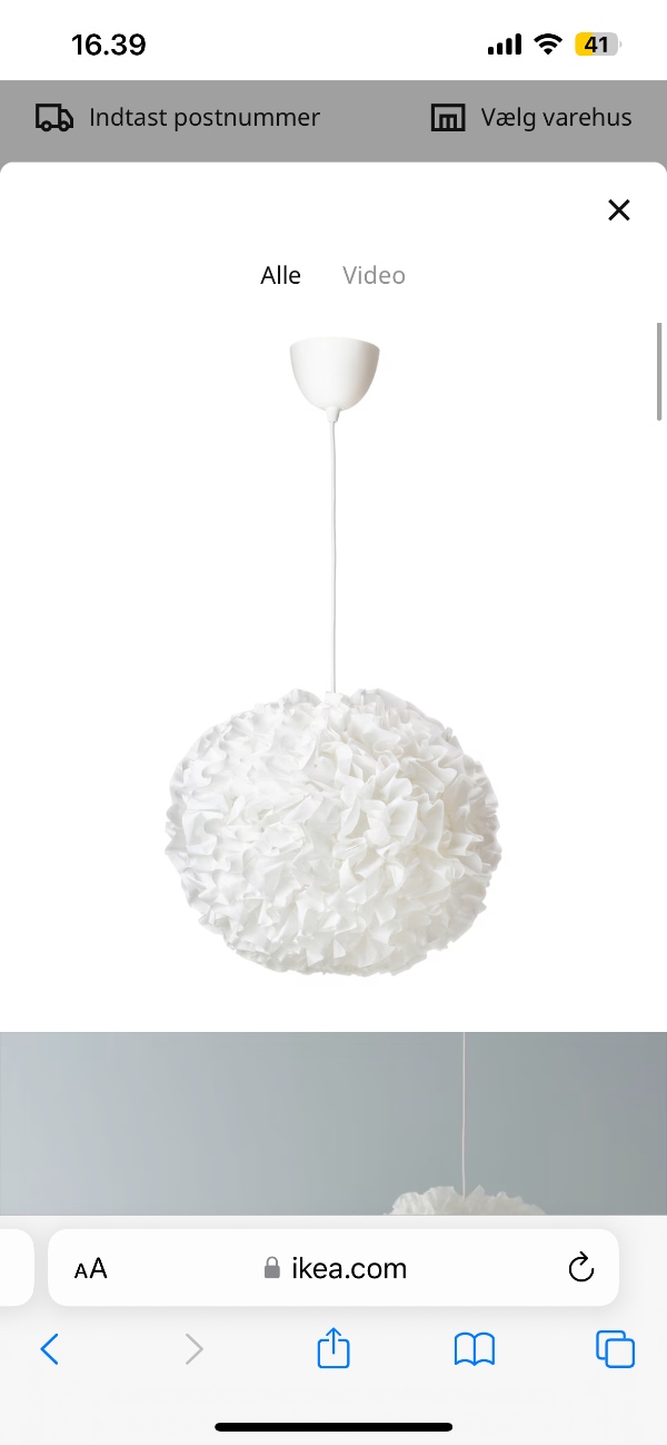 Montering af loftslamper i beton