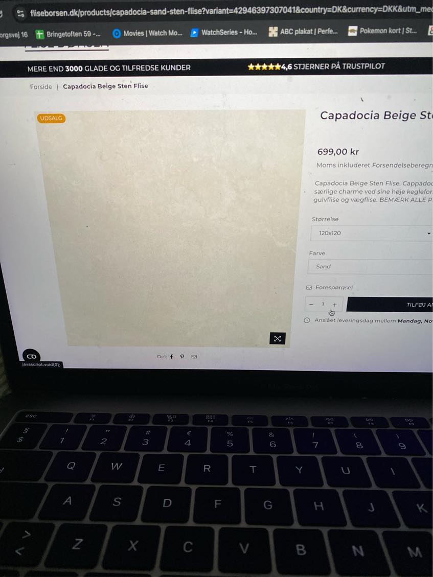 Microcement + montering af nyt toi og håndvask