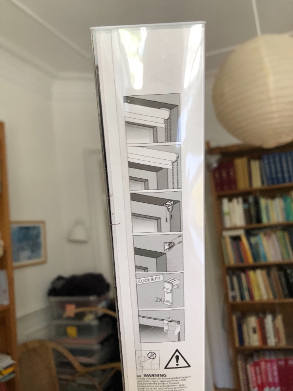 Sætte mørklægningsgardin op