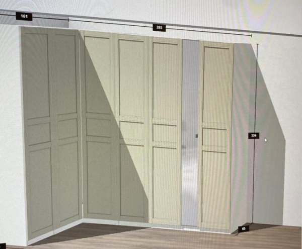 Samlet et ikea pax skab